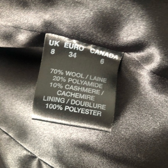 Wool Cashmere Double Breasted Size Medium Pea Coat - Picture 15 of 16